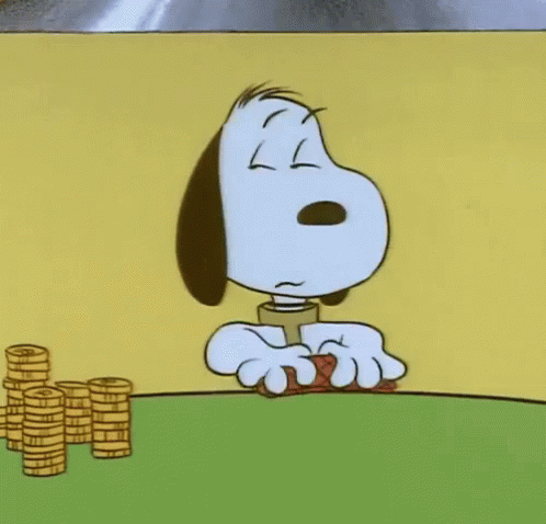Snoopy Cards GIF - Peanuts Dice GIFs