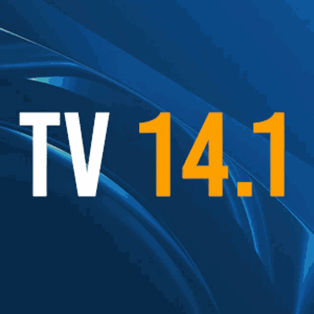 a blue background with the words am 580 in orange