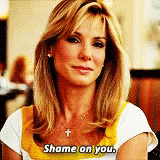 Shame On You Sandra Bullock GIF - Shame On You Sandra Bullock Blonde GIFs
