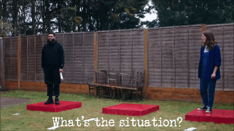 Taskmaster Situation GIF - Taskmaster Situation What'S The Situation GIFs