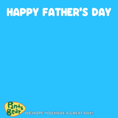 a happy father 's day greeting card with two pants bears