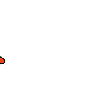 a cartoon chicken with its tongue out and a red crest on its head