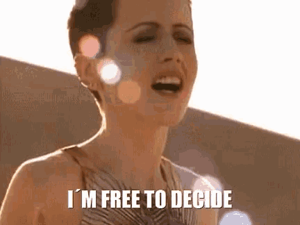 Dolores Oriordan Im Free To Decide GIF