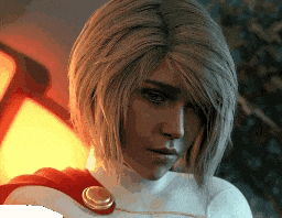 a close up of a woman 's face with short blonde hair
