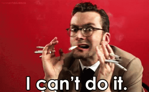 I Can'T Do It! - David Tennant GIF - Cant Do It I Cant Send Help GIFs