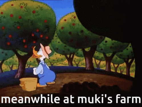 Meanwhile At Mukis Farm Muki GIF - Meanwhile At Mukis Farm Muki Farm GIFs