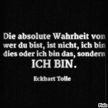 a black background with a quote from eckhart tolle on it