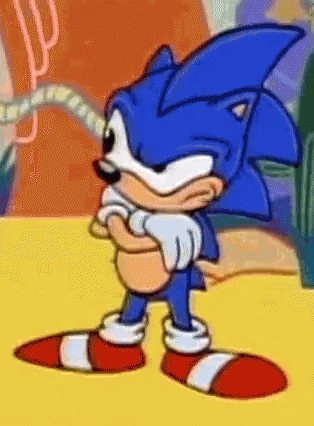 Sonic Waiting GIF - Sonic Waiting Too Fast GIFs