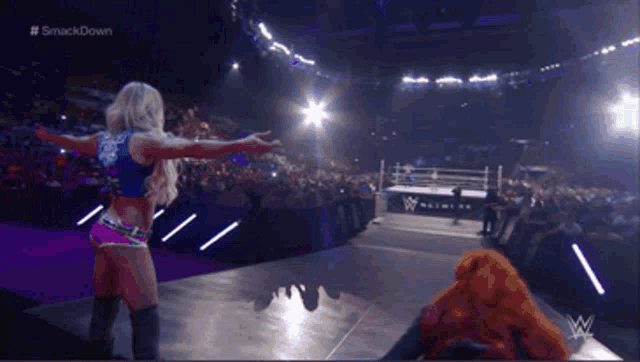 Charlotte Flair Becky Lynch GIF