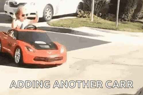 Sliding In Toy Car Drifting GIF - Sliding In Toy Car Drifting Little Girl Drifting GIFs
