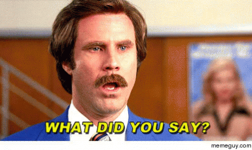 What Did You Say Ron Burgundy GIF - What Did You Say Ron Burgundy Will Ferrell GIFs