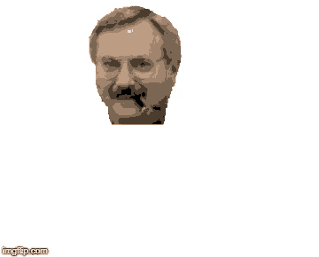 a man with glasses and a mustache is blowing a pipe .