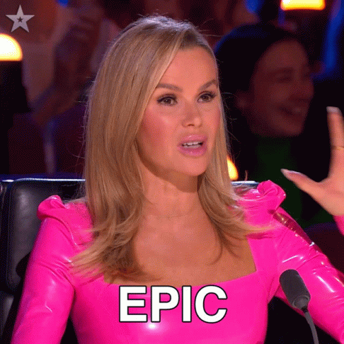 Epic Amanda Holden GIF - Epic Amanda Holden Britains Got Talent GIFs