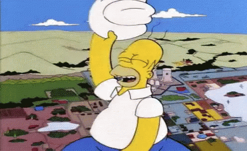 The Simpsons Riding A Rocket GIF - The Simpsons Riding A Rocket Homer Simpson GIFs