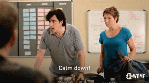 Sean Lincoln Calm Down GIF - Sean Lincoln Calm Down Episodes GIFs