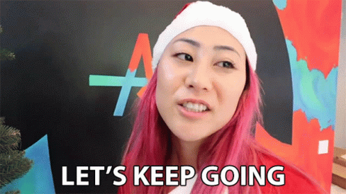Lets Keep Going Elizabeth Chang GIF - Lets Keep Going Elizabeth Chang Lizzy Capri GIFs