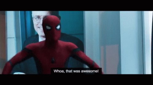 That Was Awesome Spiderman GIF - That Was Awesome Spiderman GIFs