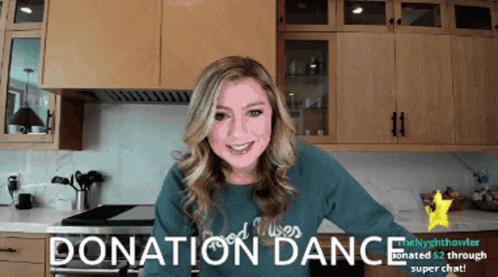 Katie Wilson Donation Dance GIF - Katie Wilson Donation Dance Moves GIFs