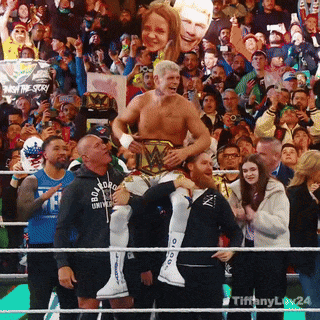 Cody Rhodes Wwe Champion GIF - Cody rhodes Wwe champion Wrestlemania 40 ...