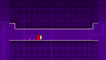 a cartoon character is flying through a portal in a pink background