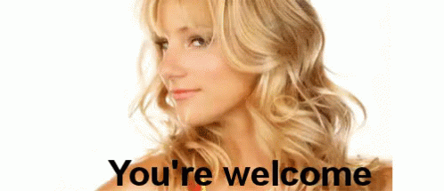 You'Re Welcome GIF - Youre Welcome Glee Brittany Pierce GIFs
