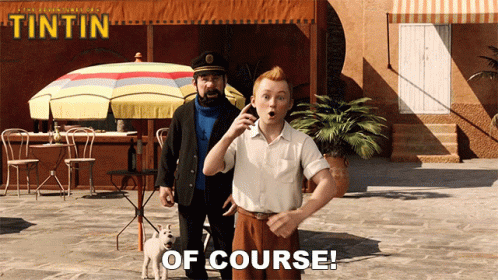 Of Course The Adventures Of Tintin GIF