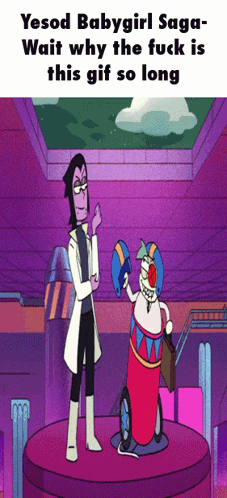 yesod babygirl saga wait why the fuck is this gif so long written on a cartoon