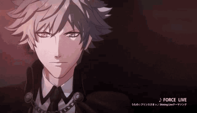 a picture of a anime character with the words force live written on the bottom