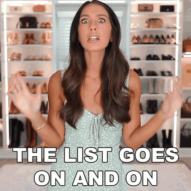 The List Goes On And On Shea Whitney GIF