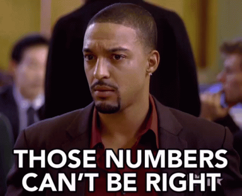 Those Numbers Can'T Be Right GIF - Beauty And The Baller Akeem Smith John Castle GIFs