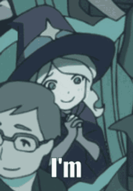 a cartoon of a man and a woman with the words i 'm on the bottom right