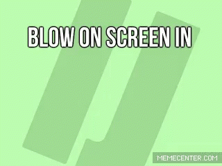 Blow On GIF - Blow On Screen GIFs