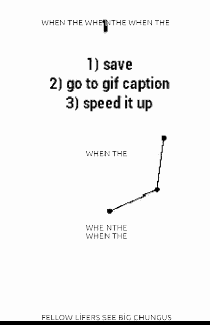 a poster that says when the when the when the when the