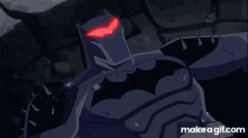 a make a gif.com animated image of smoke coming out of a robot 's mouth
