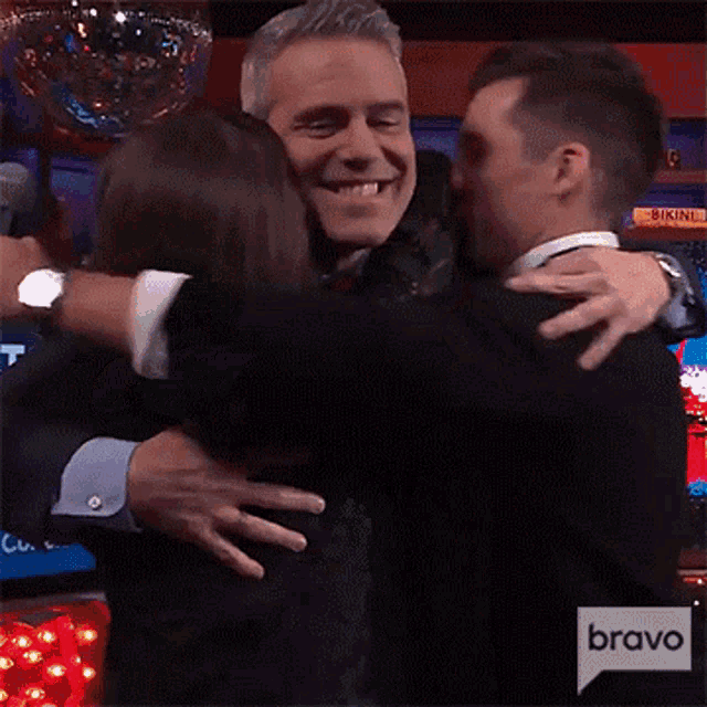 Hug Andy Cohen GIF - Hug Andy Cohen Watch What Happens Live GIFs