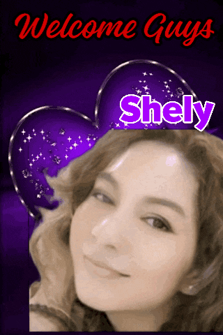 a picture of a woman with the name shely written on it