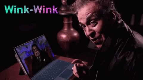 Corvalo Wink Wink GIF - Corvalo Wink Wink Dracula GIFs