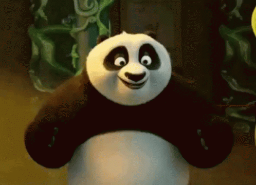 Tô Super Animada / Kung Fu Panda / Dança / Animação GIF - Kung Fu Panda Excited Happy GIFs