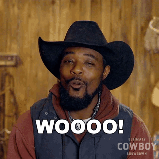Woooo Jamon Turner GIF - Woooo Jamon Turner Ultimate Cowboy Showdown GIFs