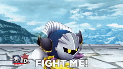 Meta Knight Fight Me GIF - Meta Knight Fight Me Come At Me GIFs