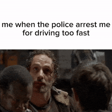 rick grimes from the walking dead talks to two men