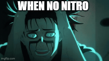 Choso When No Nitro No Discord Nitro GIF