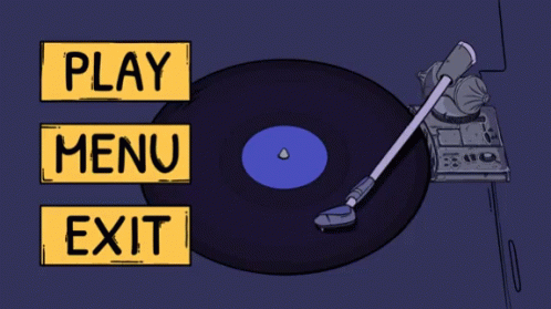 Music Record GIF - Music Record Play Menu Exit GIFs