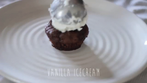 Ice Cream Choco GIF - Chocolate Cupcake Ice Cream GIFs
