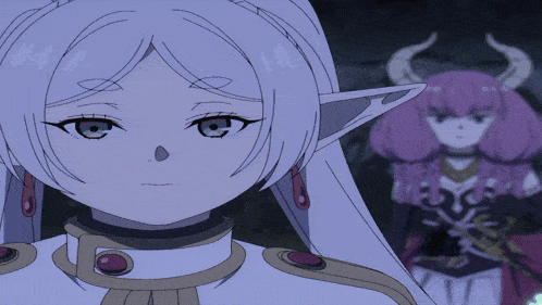 a girl with horns says kill yourself in an anime