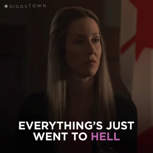 Everythings Just Went To Hell Elidh GIF - Everythings Just Went To Hell Elidh Diggstown GIFs