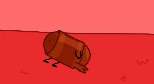 a cartoon drawing of a man and a basketball with a red background
