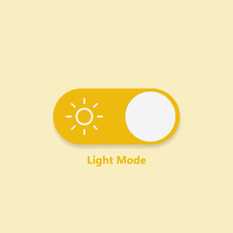 a button with a circle and a crescent moon on it that says dark mode