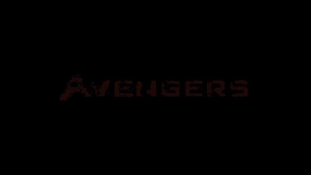a black background with the word avengers written in gold