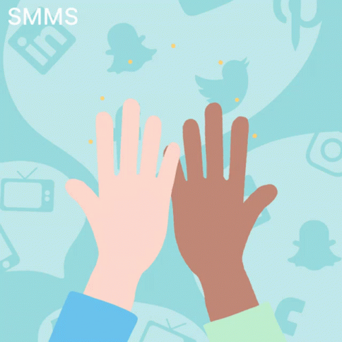 Smms Social Media Makes Sense GIF - Smms Social Media Makes Sense High Five GIFs